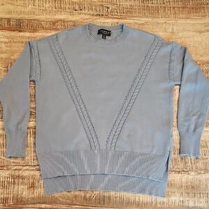 Nordstrom Laundry Teal Crewneck Sweater
